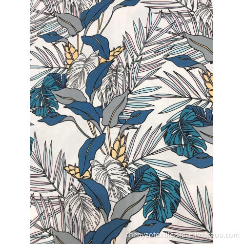 Layered Design With Cotton Stretch Twill Printing Fabric